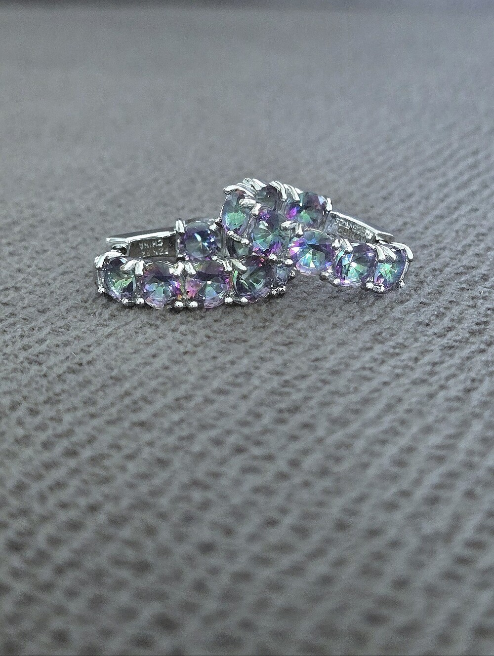 Cote d'Argent Mystic🧙♂️ Quartz Hoops - NWT - Picture 7 of 15